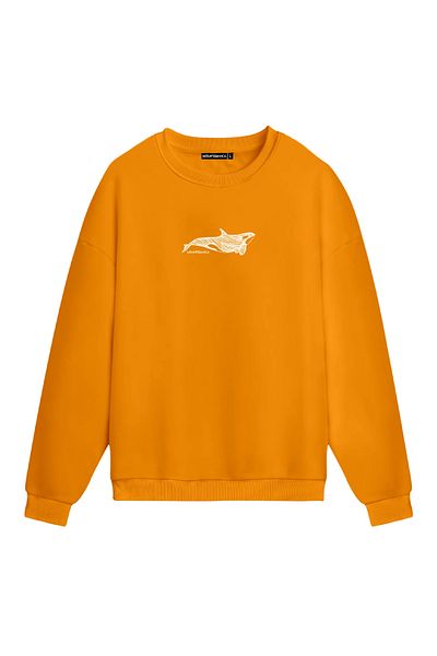 Mounte Bianca Унисекс суитшърт Whale - Regular