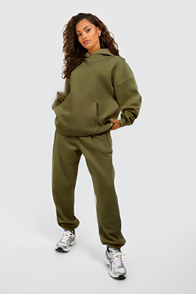 CMZ COLLECTİON Γυναικείο σετ φόρμας με 3 κλωστές Oversize Basic Trend Winter ...