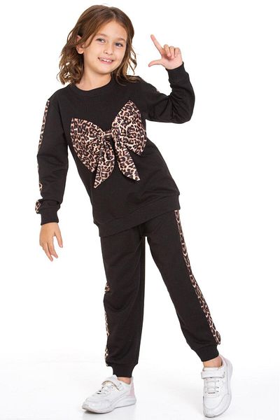 Cici kız Baby Junior Set pentru copii cu model leopard și paiete pentru fete sezon nou