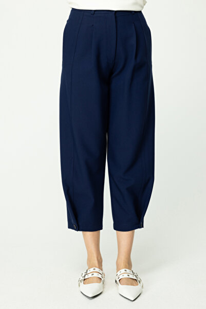 ON Брюки з плісированим переднім краєм і ґудзиками на штанинах