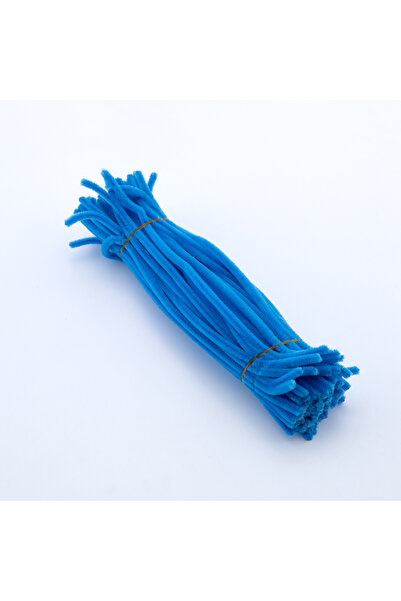 Bimotif 20li tel tüylü tel şönil, 30 cm, mavi