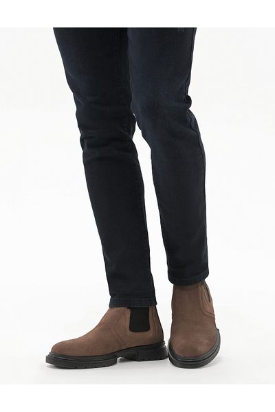 StWenn Men's Short Chelsea Quality Genuine Leather Suede Boots