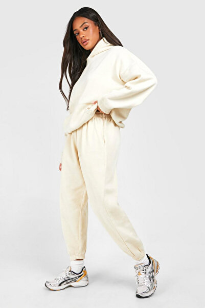 YAKAMEL Women's Hooded Kangaroo Pocket Loose Cut 3 Thread Elastic Leg Tracksu...