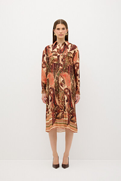 adL Uzun Kol Gömlek Elbise