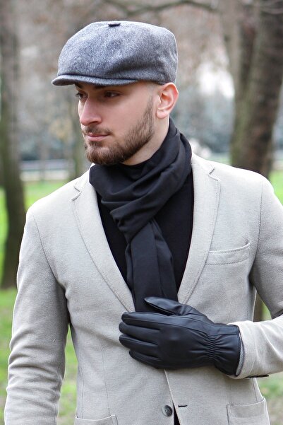 Bay Şapkacı Gri Erkek Peaky Blinders İngiliz Kasket 7440