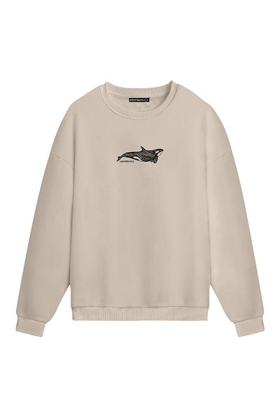 Mounte Bianca Unisex Whale - Regular Sweatshirt