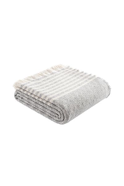 TeksNil Home 170x200 Gray Sofa Couch Cover - Protective Sofa Shawl and Sofa Bed Cover