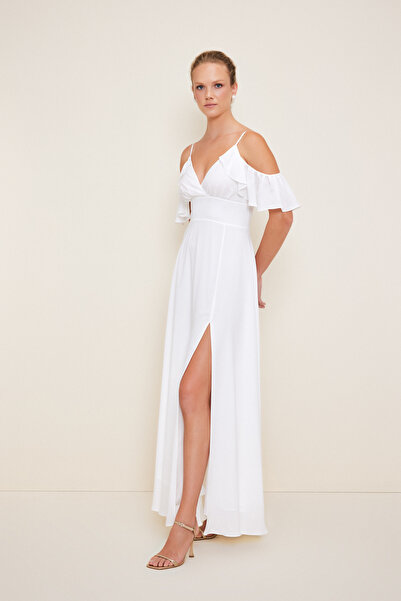 Love My Body V Yaka Elbise