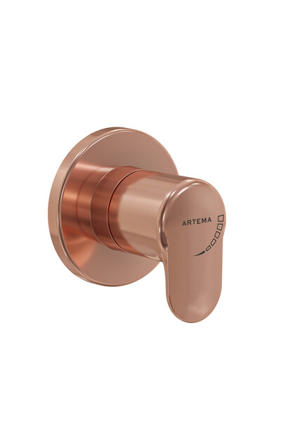 VitrA Artema Root Round A4273029 Ankastre Stop Valf, Soft Bakır