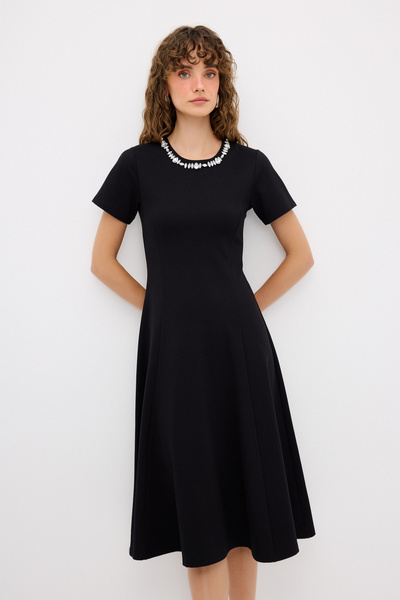 adL Short Sleeve Long Dress