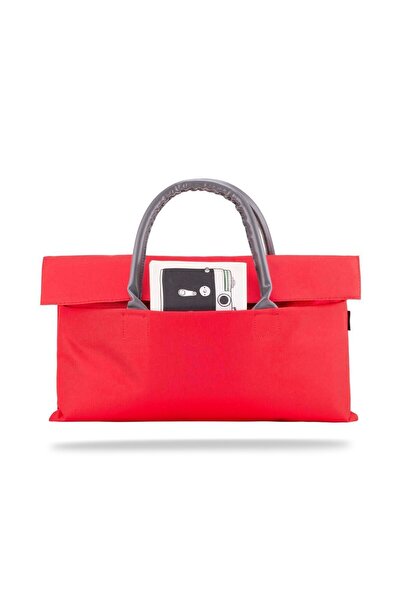 Classone 13-14 инчов лаптоп чанта за Macbook Air (Tote Bag) червена