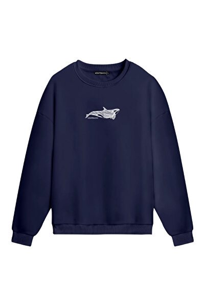 Mounte Bianca Унісекс-светр з китом - звичайний