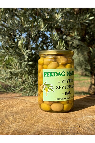 Pekdağ M boy domat kırma yeşil zeytin 400 gram