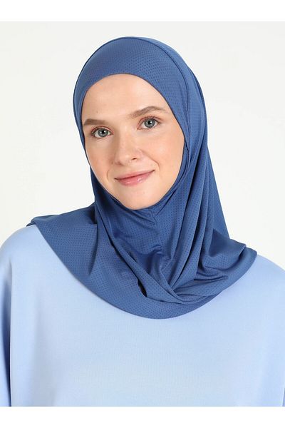 Ecardin Kotmavi St 027 - Gră și eșarfe poroase Hijab Turban