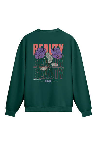 Mounte Bianca Unisex World - Obična majica sa kapuljačom