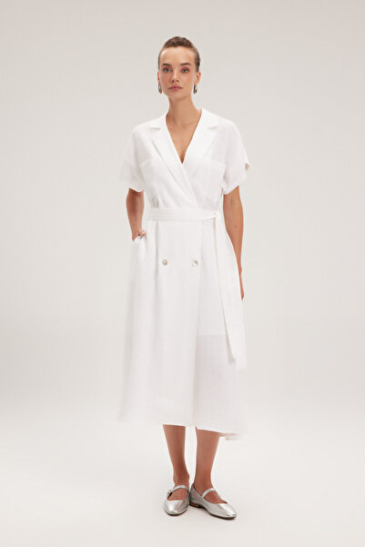 adL Kruvaze Keten Elbise