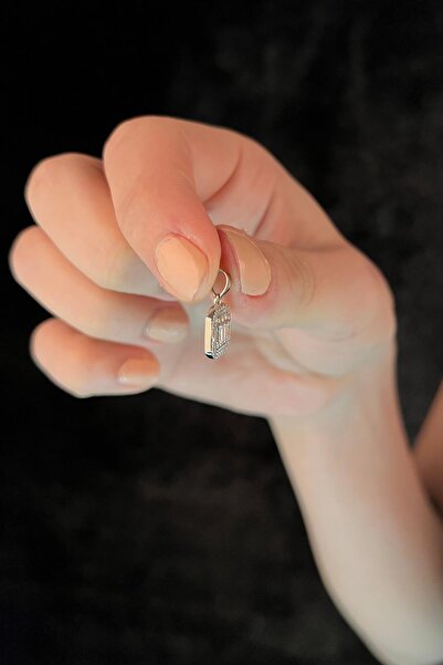 Fiyonk Kuyumculuk 14 Ayar Altın Baget Taşlı Kolye Ucu