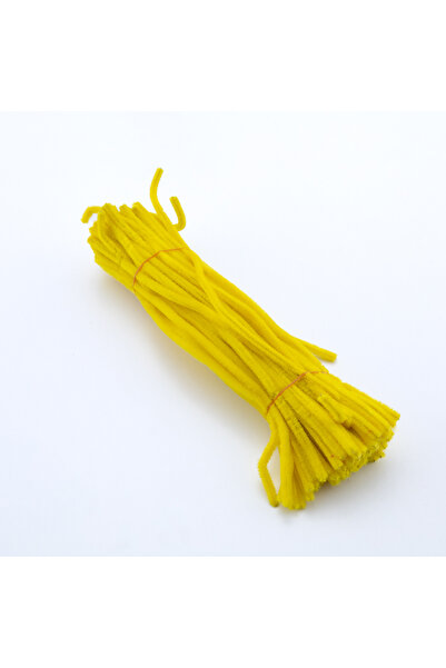 Bimotif 20li  tel tüylü tel şönil, 30 cm, sarı