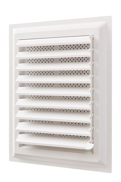 MENFEZSAN 37 X 37 Plastic Bathroom WC Ventilation Vent Surface Movable Shutter