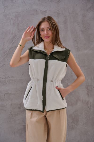 SHUGAA Women's Design Plush Vest
