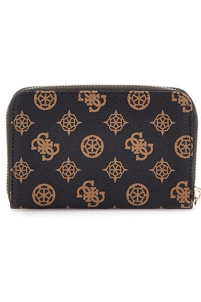 Guess Laurel Slg Medium Zı Γυναικείο Καφέ Πορτοφόλι Swpg8500140-mlo