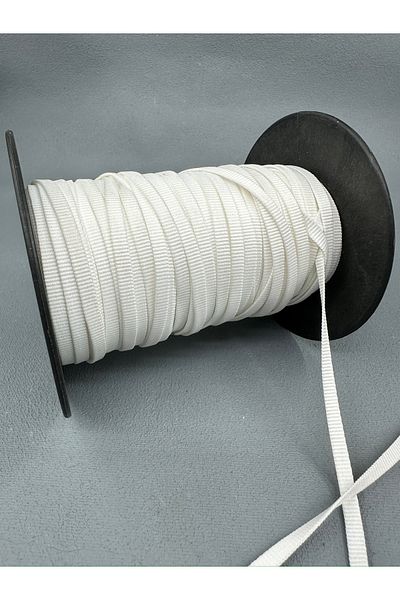 paşateks since 1995 şekil White 5 mm Hose Grosgrain Strip - 5 Meters