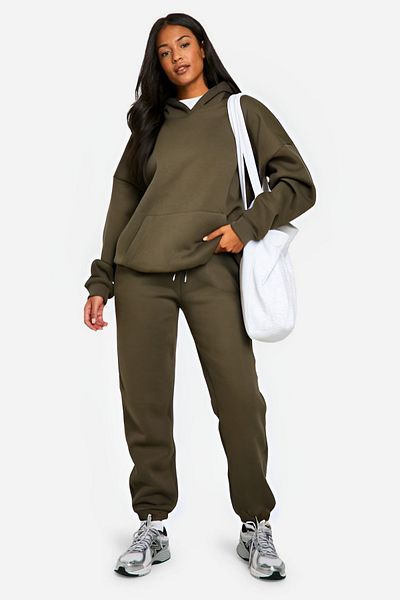 BayBayan Γυναικεία Oversize Winter Stylish Trend Σετ αθλητικής φόρμας με 3 κλωστές