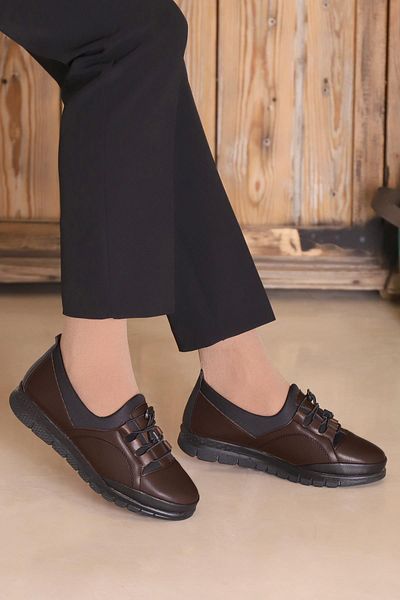 KAPTAN JUNIOR Pantofi de dama ortopedici negri - Pantofi de balerina mama G