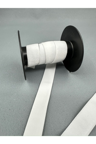 paşateks since 1995 şekil 1,5 см еластичний (гнучкий) оксамит - 5 метрів - білий