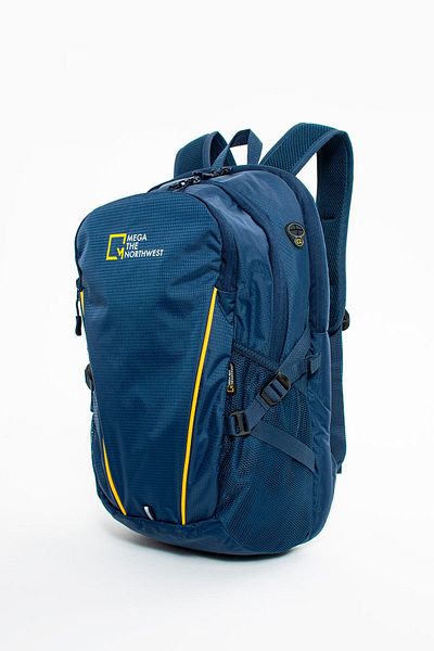 Getcho Gro Men's Blue Waterproof Outdoor Backpack – Laptop Compartment, Water Bottle Compartment