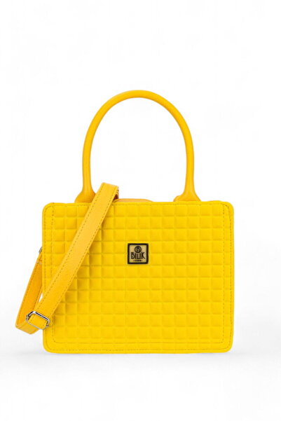 Bilik Deri Geantă de mână pentru femei Scuba Mustard BLKF CUBA