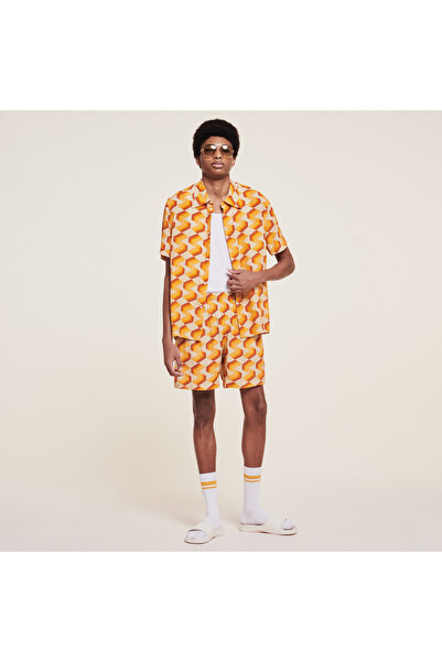 Lacoste X Ricky Regal Erkek Desenli Renkli Şort