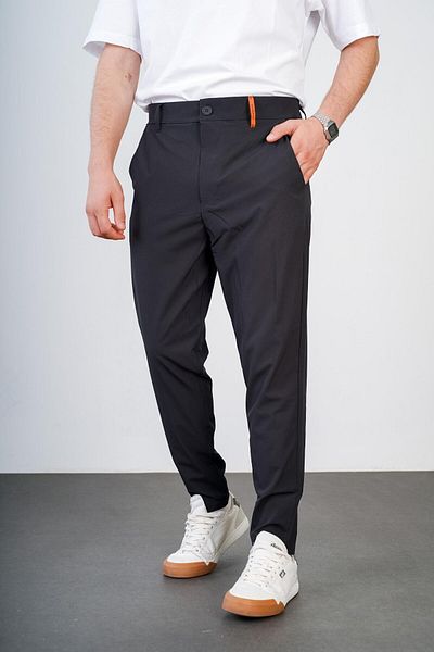 king brich Men's Skinny Fit Pocketed Jogger Pants - Elastic Waist
