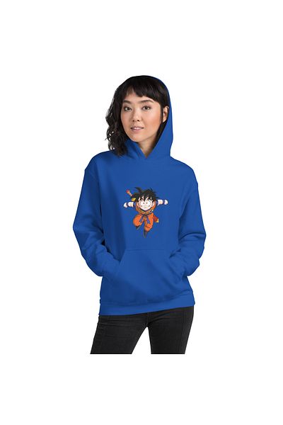 Moda Glo Φούτερ Unisex Gohan με στάμπα με κουκούλα