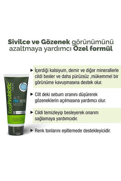 EcoProbiotic Miracle Pro Volcanic Clay Mask Pore Firming Effect 100 ml