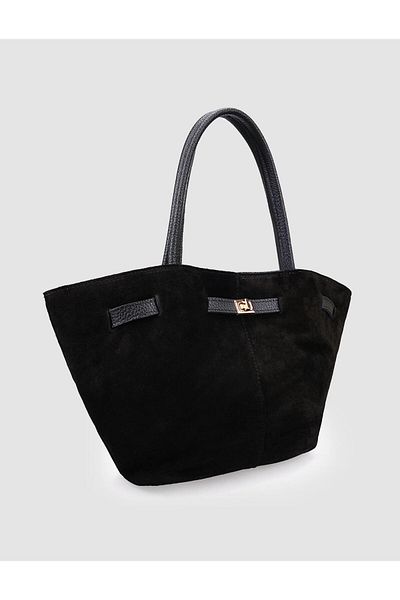 Cabani 100% Genuine Leather Black Women's Shoulder Bag