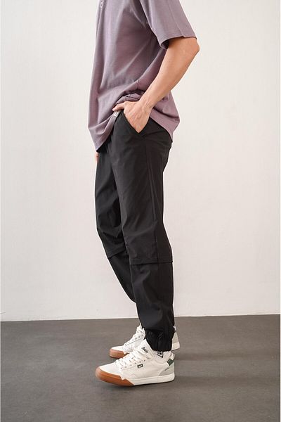 king brich Ανδρικό παντελόνι Jogger Relax Fit με ελαστική μέση και πόδι
