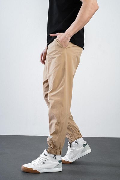 king brich Ανδρικό παντελόνι Jogger με ελαστικό πόδι Relax Fit