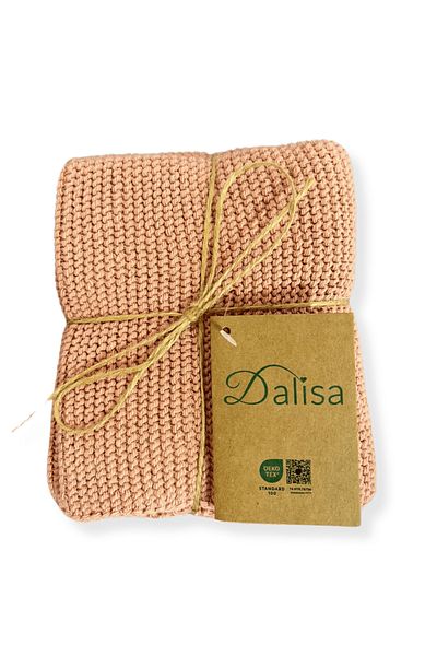 DALİSA Πλεκτή Βαμβακερή Πετσέτα Χεριών Carmen 2 τμχ Πανί Στεγνώματος Απορρόφησης Νερού 30Χ50 εκ.
