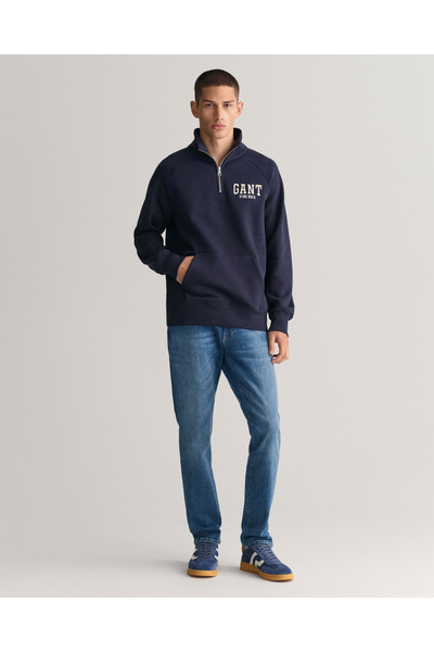 Gant Erkek Mavi Extra Slim Fit Jean Pantolon