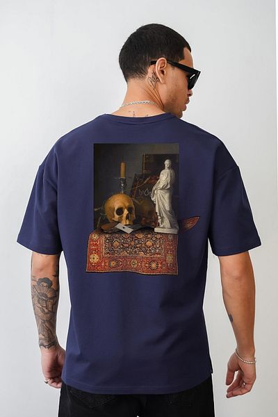 king brich Μπλουζάκι Unisex με στάμπα Kingbrich Skull Oversize Cut