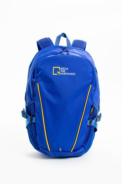 Getcho Gro Men's Blue Waterproof Outdoor Backpack – Laptop Compartment, Water Bottle Compartment