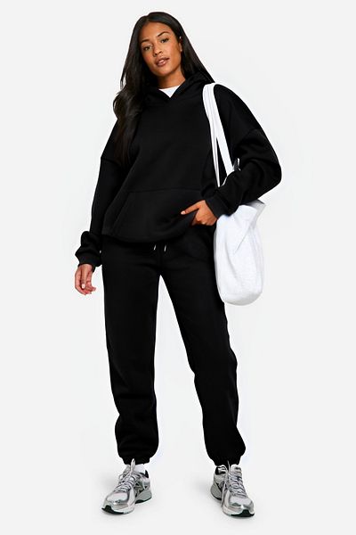 BayBayan Γυναικεία Oversize Winter Stylish Trend Σετ αθλητικής φόρμας με 3 κλωστές