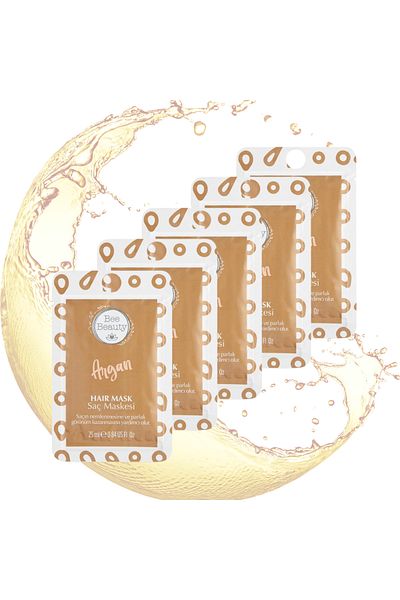 Bee Beauty Argan Hair Mask 25 ml X 5 Pcs