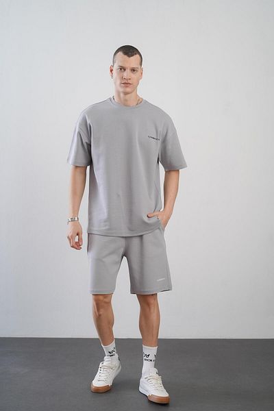 king brich Printed Oversize Unisex Shorts Set