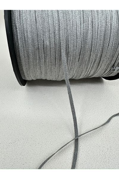 paşateks since 1995 şekil 5 Meter Hanger Grosgrain Ribbon -4 mm (Grey)