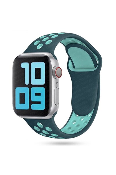 UnDePlus Apple Watch 44/45/46/49mm Kordon Delikli Spor Kordon 2/3/4/5/6/se/7/...