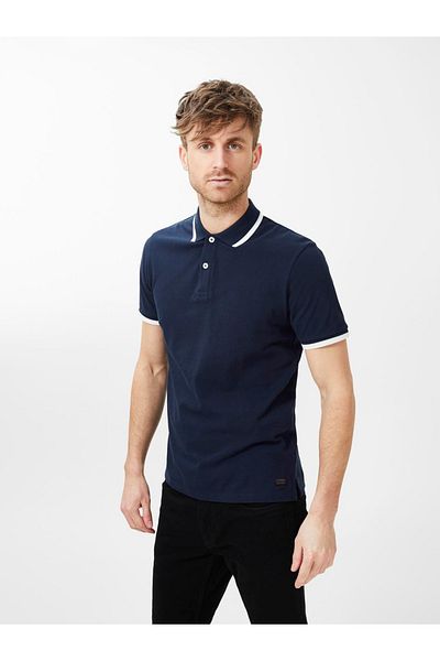 Produkt By Styli Contrast Taping Detail Basic Polo