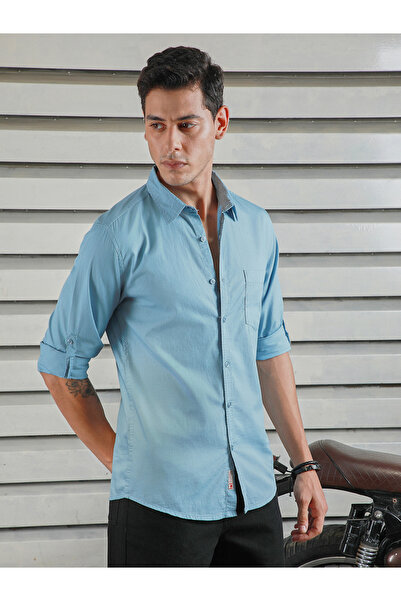 High Star By Styli Classic Spread Collar Casual Shirt