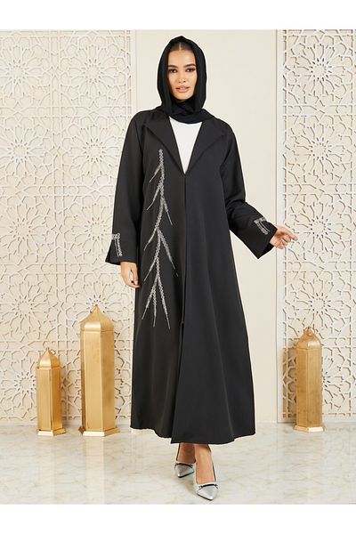 Anthrilo By Styli عباية مطرزة بالخرز